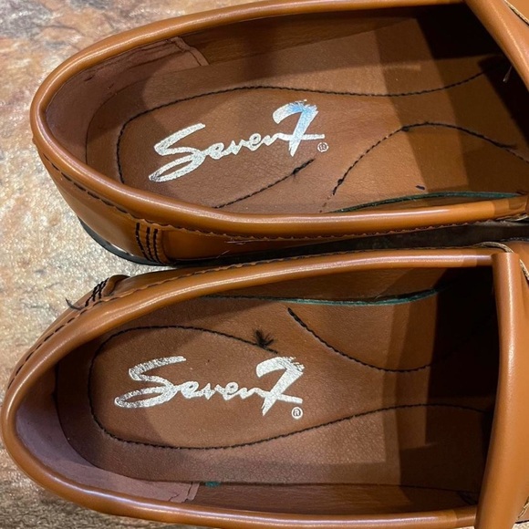 Brown loafers with tassel size 7 - Picture 7 of 8